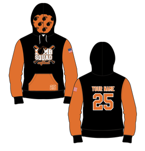 OCGSL Bomb Squad Sublimated Hoodie - PERSONALIZED  (Adult & Youth) - 10 Day Turn Time - Orange/Black