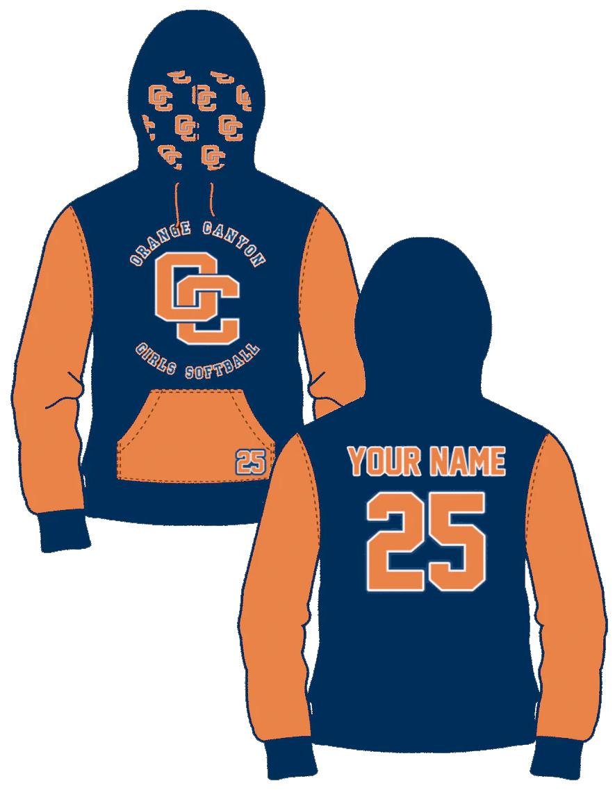 OCGSL Sublimated Hoodie - PERSONALIZED  (Adult & Youth) - 10 Day Turn TIme