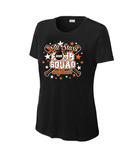 Bomb Squad All Stars - Womens Dri Fit - Navy, Black , Orange