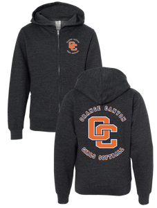 OCGSL Youth Zippered Sweatshirt Charcoal