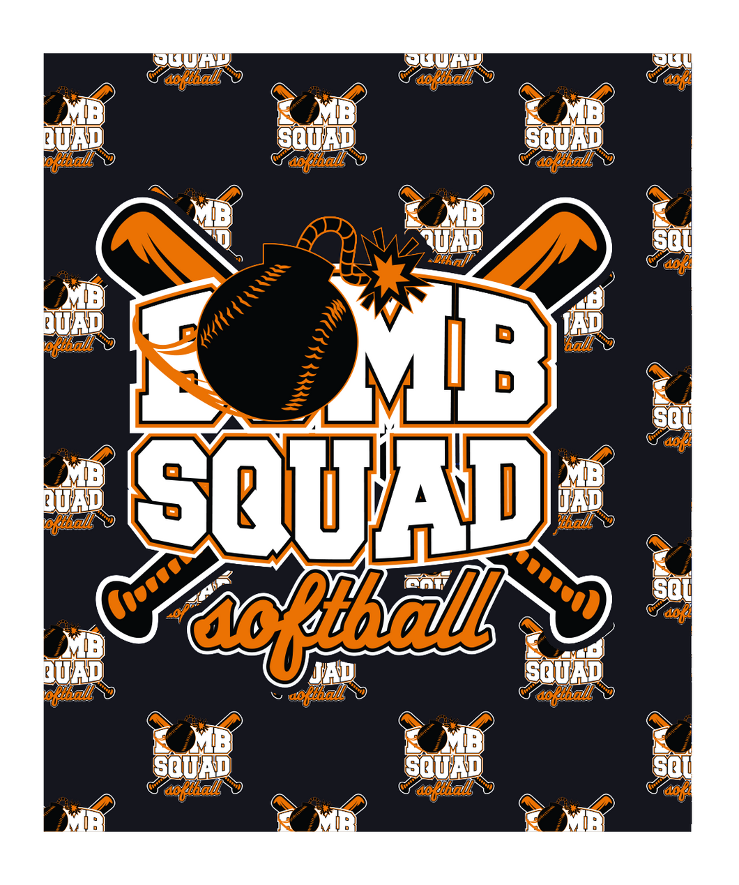 Bomb Squad Fleece Blanket - Black