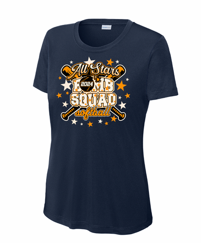 Bomb Squad All Stars - Womens Dri Fit - Navy